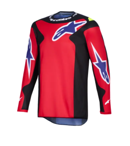 Мотокрос джърси Alpinestars FLUID GRID RED/BLACK/PURPLE