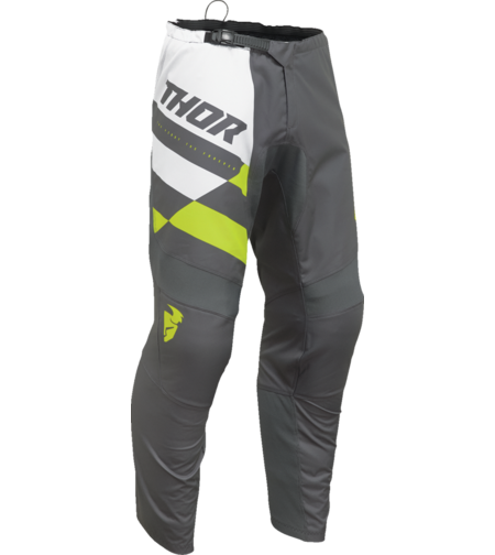 Детски мотокрос брич THOR YOUTH SECTOR CHECKER GRAY/ACID