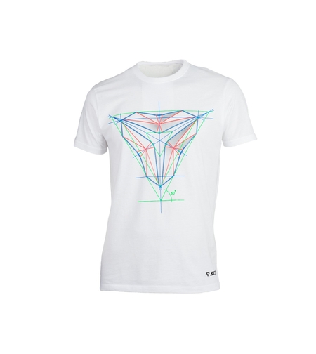 МОТО ТЕНИСКА SECA GEO SIGN WHITE