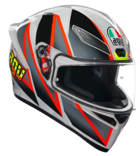 Каска AGV K1 S E2206 - BLIPPER GREY/RED