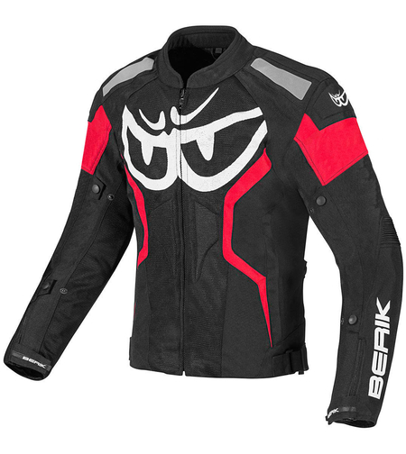 Лятно Текстилно яке Berik Imola Black/White/Red