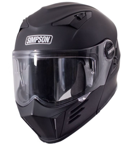 Каска SIMPSON Darksome 06 SOLID MATT BLACK