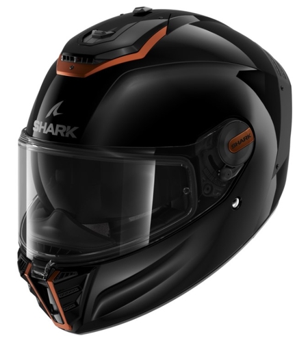 Каска SHARK SPARTAN RS BLACK/COPPER GLOSS