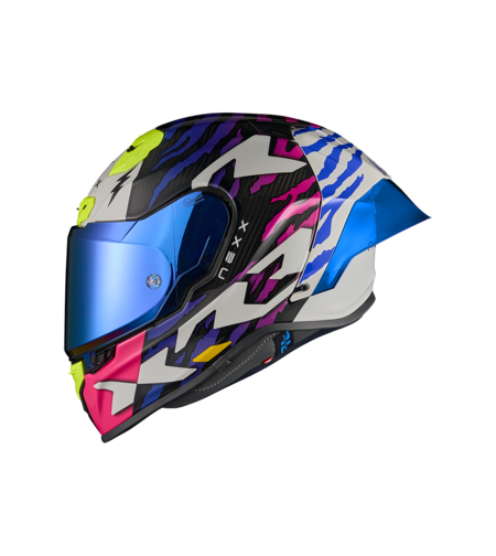 Каска NEXX X.R3R ZIGER PURPLE/BLUE