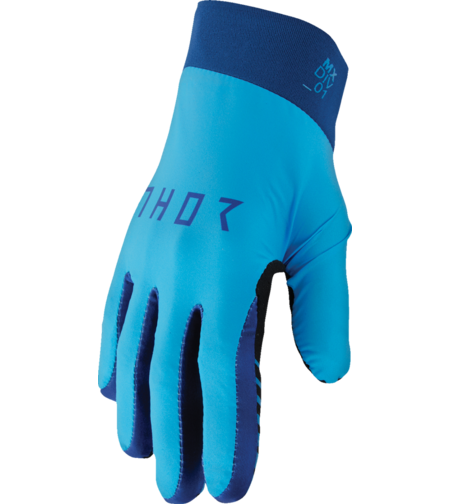 Мотокрос ръкавици THOR AGILE SOLID NAVY/BLUE