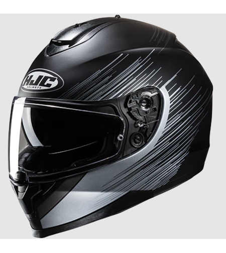 Каска HJC C70N SWAY BLACK/SILVER