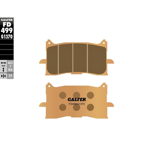 Предни мото накладки Galfer SINTERED COMPOUND FD499G1370