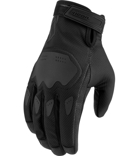 Дамски мото ръкавици ICON HOOLIGAN CE - BLACK