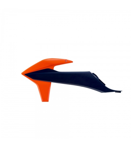 Пластмасови капаци за радиатор Polisport KTM EXC/EXCF/XCW/XCFW Orange/Blue