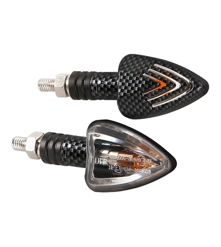 Мото мигачи FOCAL CARBON- 90066