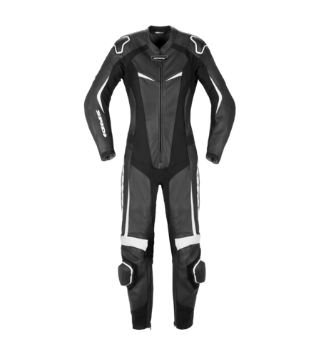 Дамски кожен мото екип SPIDI TRACK PERF PRO Black/White