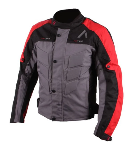 Текстилно мото яке ADRENALINE PYRAMID 2.0 BLACK/GREY/RED