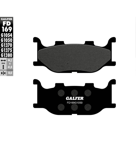 Предни мото накладки Galfer SCOOTER FD169G1050