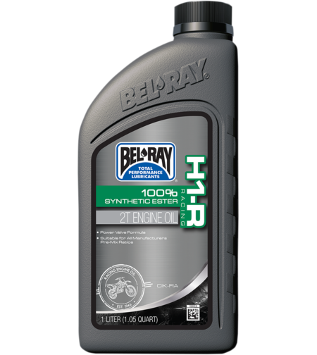 Масло BEL-RAY H1-R Racing 100% Synthetic Ester 2T - 1 Литър