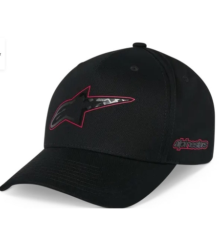 Шапка ALPINESTARS FLT BILL SNAPBACK CARBON FIBER BLACK