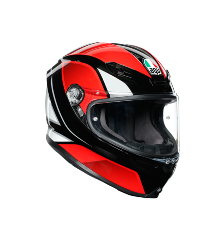 КАСКА K-6 S HYPHEN BLACK/RED/WHITE