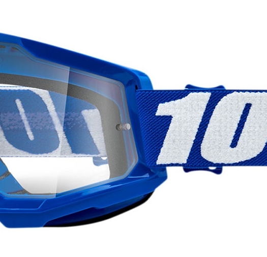 Мотокрос очила 100% STRATA2 BLUE- CLEAR