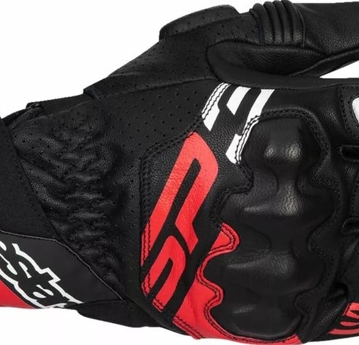 КОЖЕНИ РЪКАВИЦИ ALPINESTARS SP-3 BLK/BRT RD/WHT