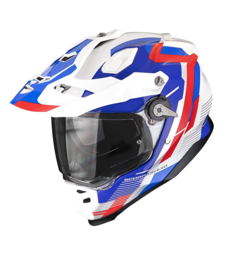 Каска SCORPION ADF-9000 AIR PATROL White-Blue-Red