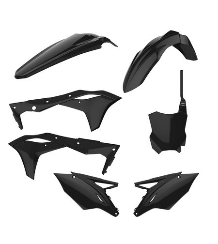 Пластмасов MX кит Polisport за Kawasaki  KX250-2017-20 Black