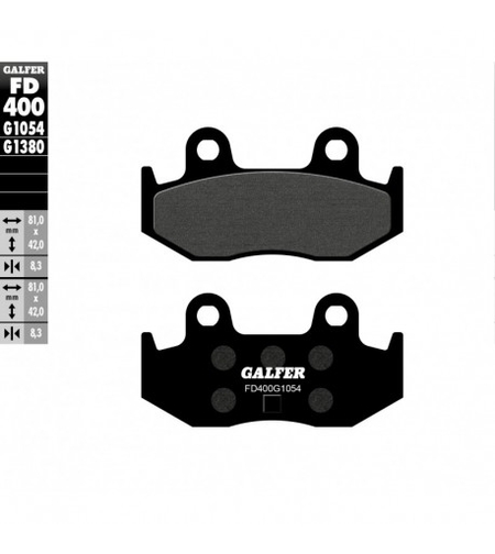 Задни мото накладки Galfer SEMI METAL FD400G1054