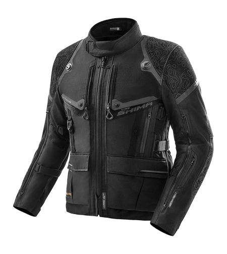 Текстилно мото яке SHIMA TRACKER BLACK