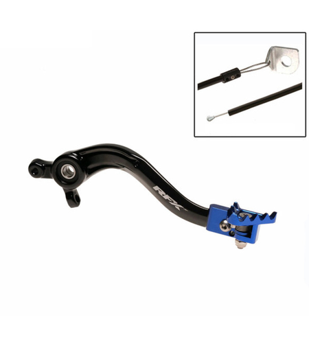 Заден лост за спирачка RFX Pro ST Rear Brake Lever (Black/Blue) - Husqvarna TC85