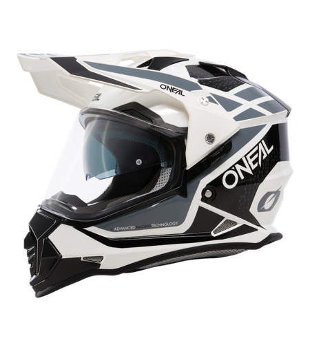 Ендуро каска O'NEAL SIERRA II R WHITE/BLACK/GRAY V.24
