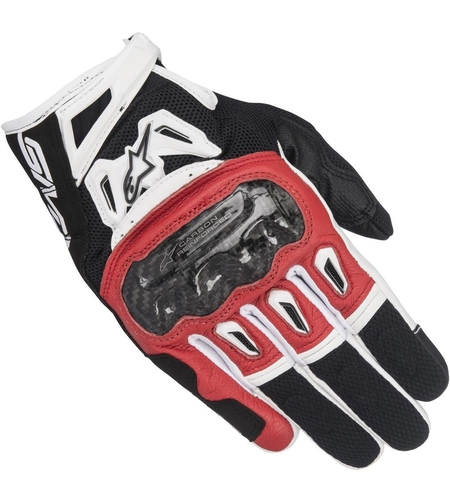 Ръкавици ALPINESTARS SMX-2 AIR CARBON V2 BLACK/WHITE/RED