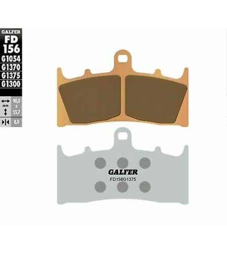 Предни мото накладки Galfer SINTERED COMPOUND FD156G1375