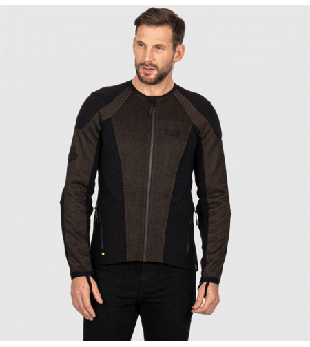 Лятно яке за мотор KNOX URBANE PRO® MK3 BROWN