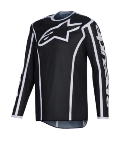 Мотокрос джърси Alpinestars FLUID APEX BLACK/GRAY
