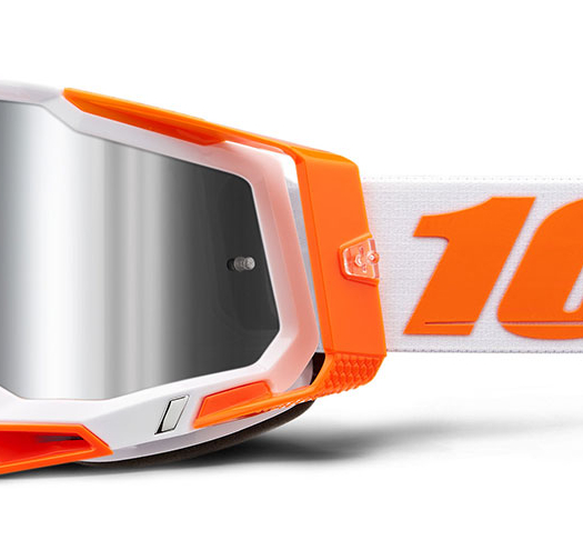 Мотокрос очила 100% RACECRAFT ORANGE SILVER FLASH