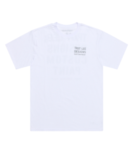 Тениска TROY LEE DESIGNS Paint Shop - White