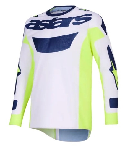 Мотокрос джърси Alpinestars RACER AIR RIWAY GRAY/YELLOW/BLUE