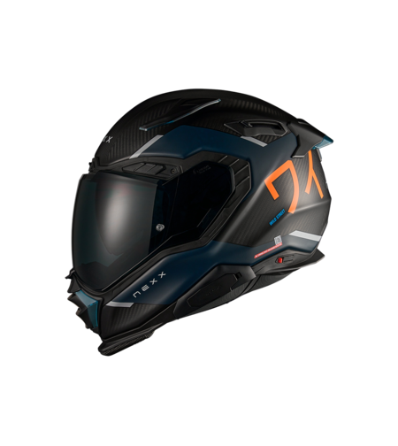 Каска NEXX X.WST3 MANGA ORANGE/BLUE MATT