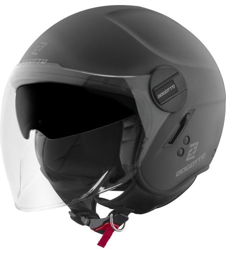 Каска за скутер BOGOTTO H595-1 SPN BLACK/MATT