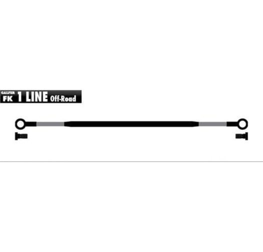 Спирачен маркуч Galfer METALLIC LINES 1 TUBE WITH PROTECTOR BLACK-BRASS FK103C668R