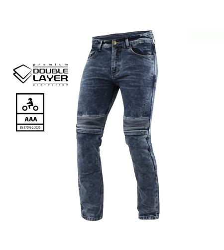 Дънки за мотор Trilobite 1665 Micas Urban doublelayer AAA BLUE