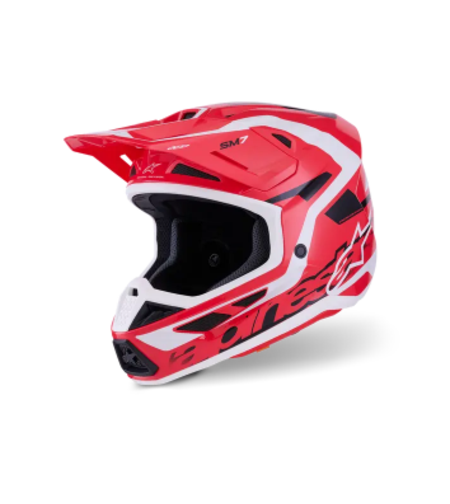 Мотокрос каска ALPINESTARS SM7 DEED RED/BLK/WH