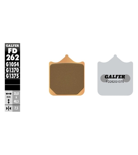 Предни мото накладки Galfer SINTERED COMPOUND FD262G1375