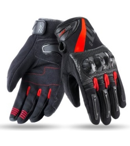 Текстилни ръкавици 70 DEGREES SUMMER NAKED BLACK/RED