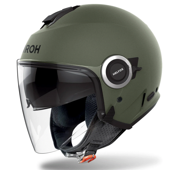 Kаска за скутер AIROH  HELYOS MILITARY GREEN
