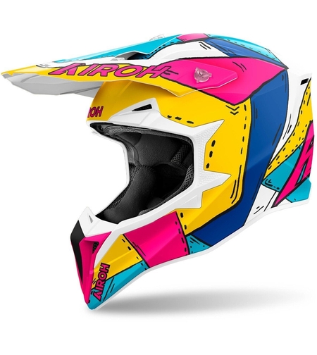 Мотокрос каска AIROH WRAAAP PAINT