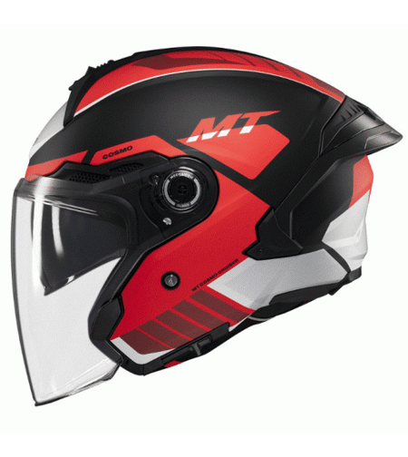Скутер каска MT COSMO SV CRUISER B5 RED