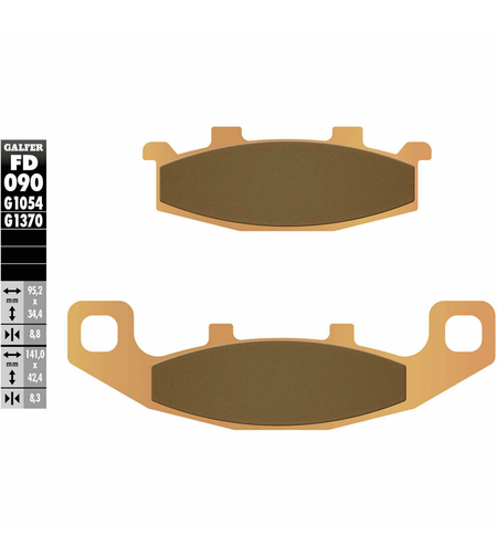 Предни/Задни мото накладки Galfer SINTERED COMPOUND FD090G1370