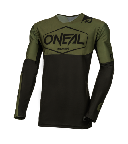 Мотокрос блуза O'NEAL MAYHEM HEXX BLACK/GREEN V.24