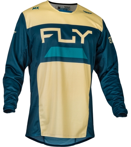 Мотокрос блуза FLY RACING Kinetic Reload- Ivory/Navy/Cobalt