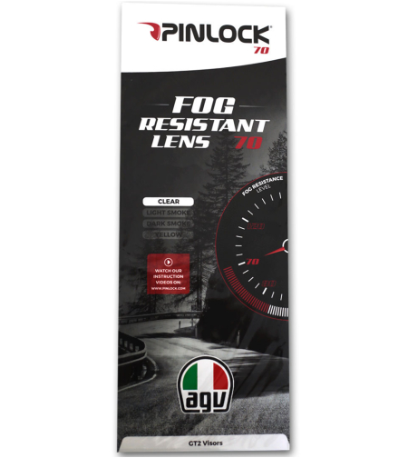 Антифог плака AGV GT2 PINLOCK (плака против запотяване)