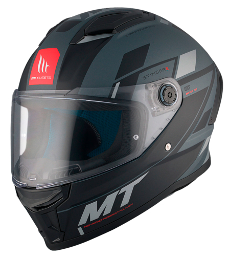 Каска MT STINGER 2 ZIVZE C2 MATT BLACK/GREY